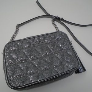 Michael Kors Purse Ginny Medium Camera Bag Pewter